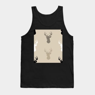 Deer Heads - Midnight Woodland Tank Top